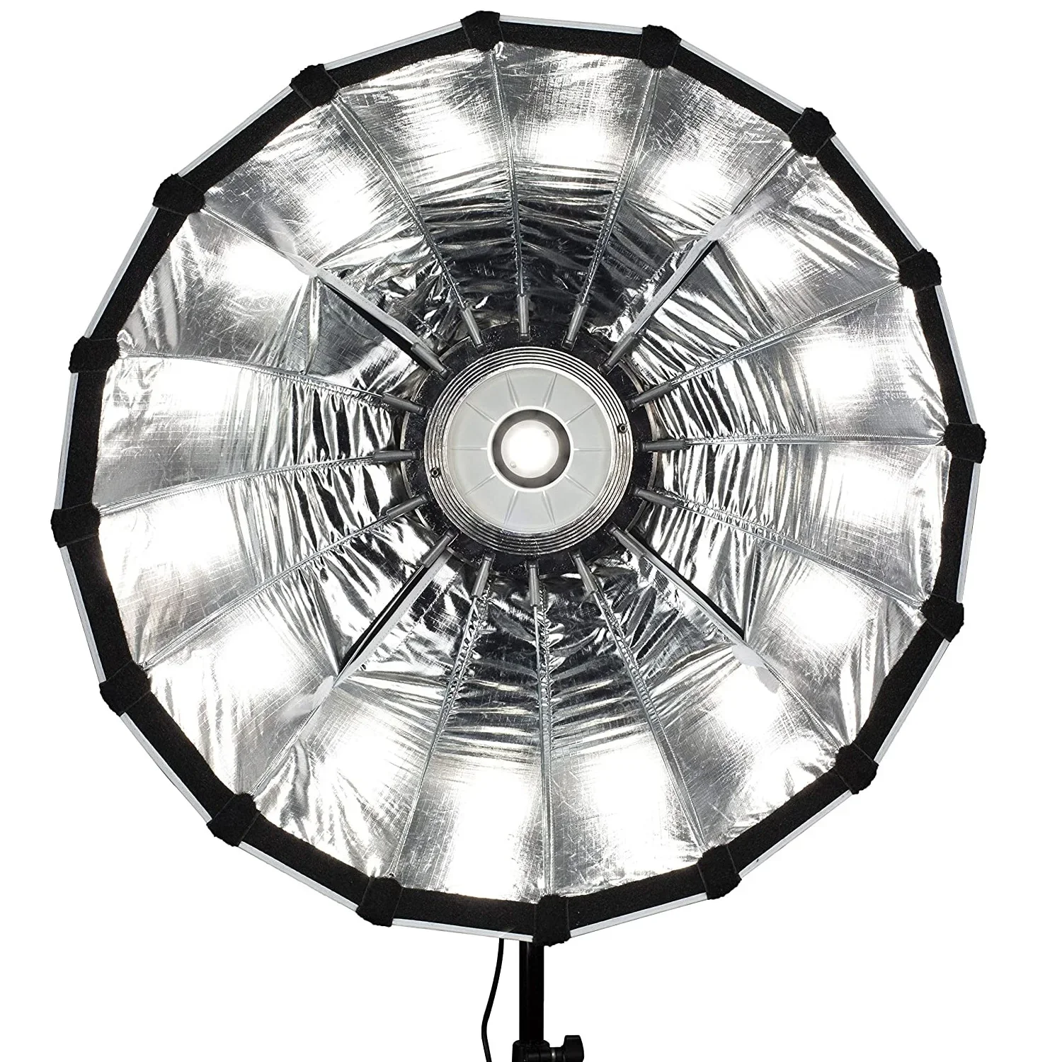 SB-FZ60 24inch 60cm Parabolic Softbox 16-Sided Softbox Photography Light Soft Box for 60/60B for Interviews