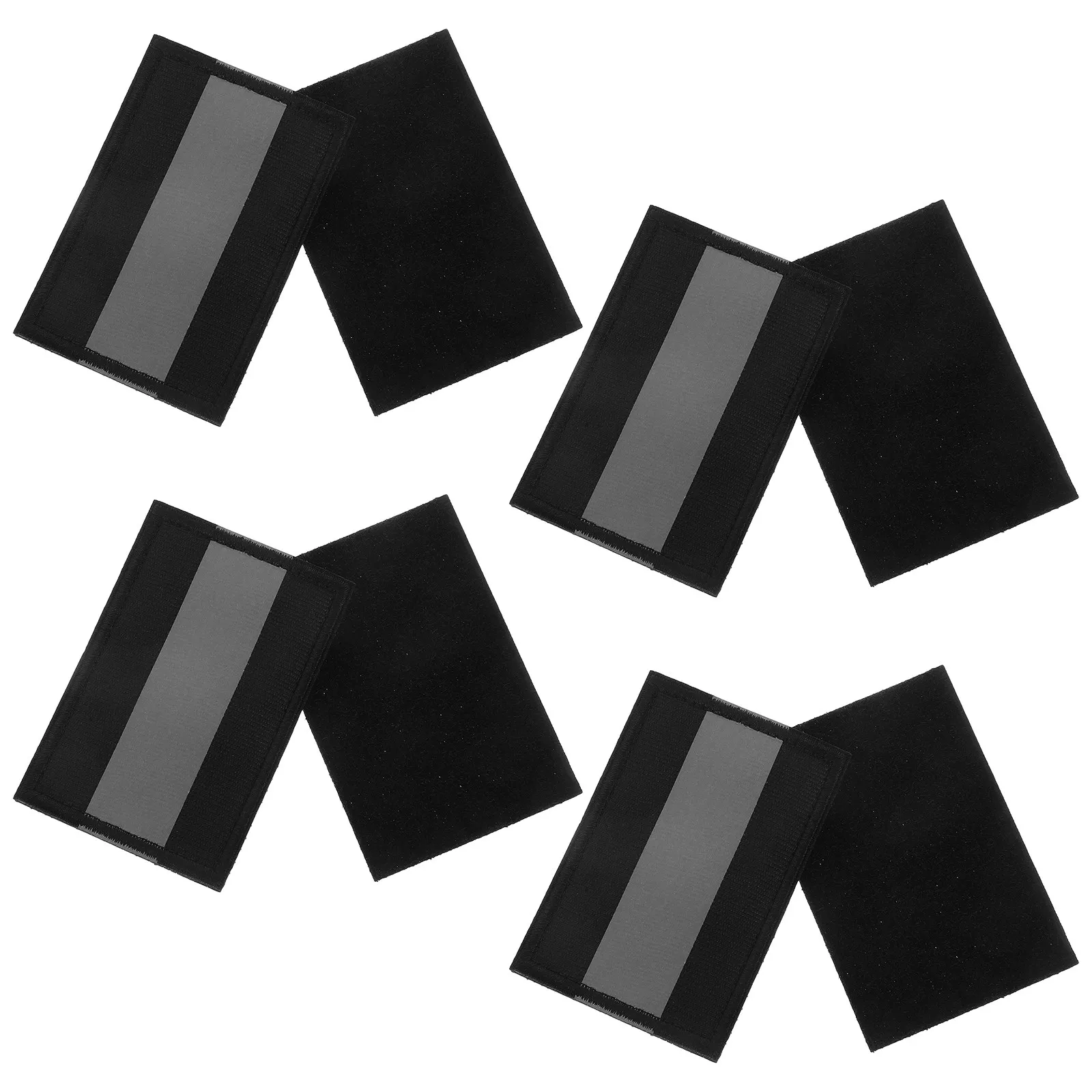 

4Pcs Reflective Safety Patches Strong Adhesive Backing for Outdoor Activities Running Hiking Firefighter Labor Wear