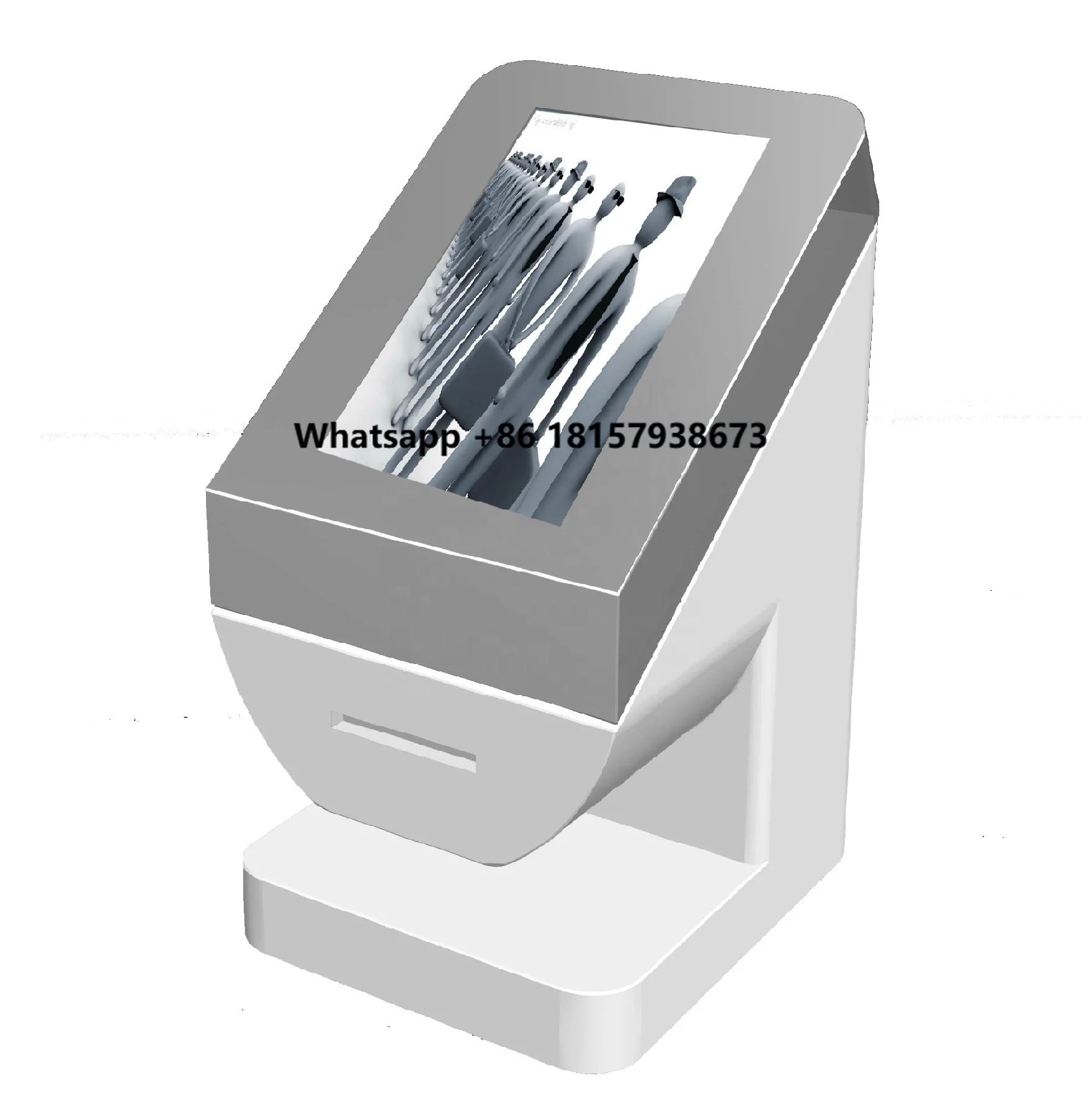 

Kiosk Manufacturer Counter-Top Self Service Kiosk Queue System Queuing Kiosk