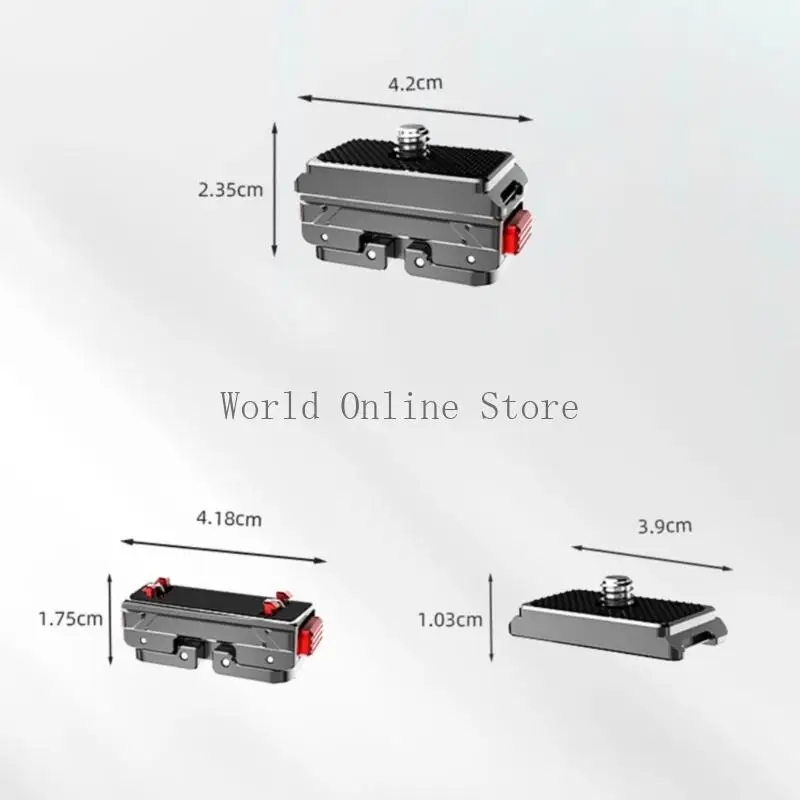Aluminum Quick Release Base Bracket Adapter Holder Adapter for X4 Sport Camera Accessories 87HC