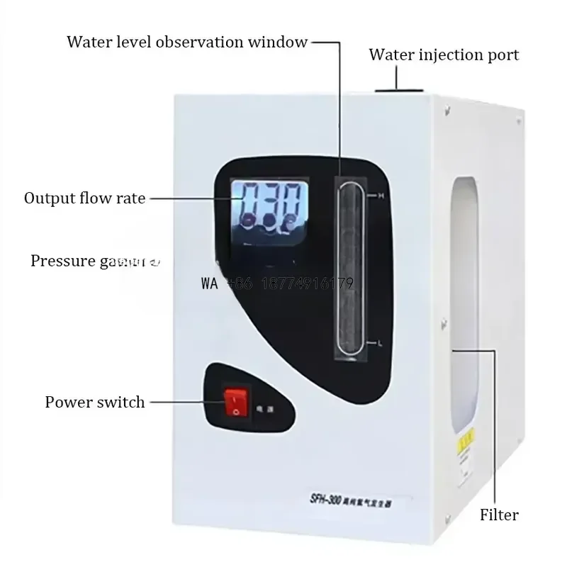 wmwmnu Durable and of high quality 110/220V High-purity Hydrogen Generator Laboratory Hydrogen Production Water Ionizer