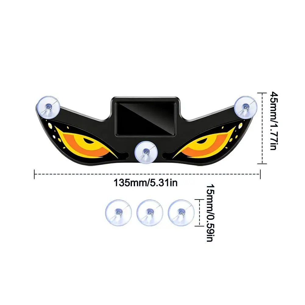 Dynamic Devil Eyes Light Solar Powered Car Windshield Dynamic Breathing LED Signs Light for Car Truck Window Decor Car Accessory view 6