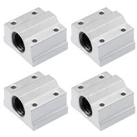 4PCS Updated Alumilum SCS8UU Linear Ball Bearings For Anet A8 A8Plus 3D Printer Parts