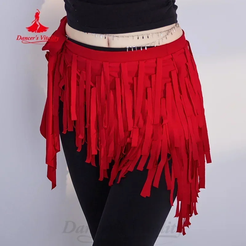 Belly Dance Performance Belt for Women Customized Comfortable Triangle Tassel Hip Scarf Adult Oriental Belly Dancing Waist Band