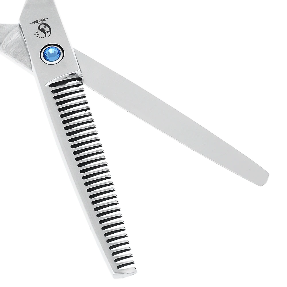 5,5" 6,0" Linkshändiges Profi-Haarscheren-Set aus japanischem Stahl für Friseure – Schneide- und Effilierscheren für Haarstyling A0045A – Detail 5