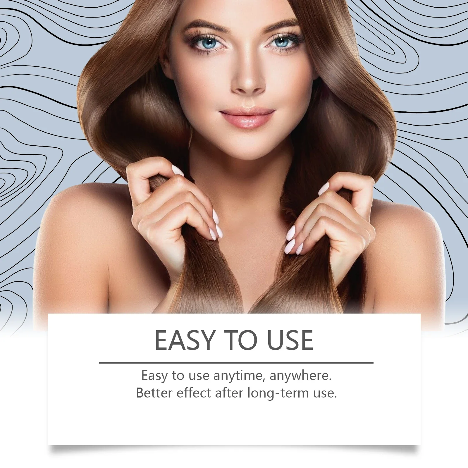 1ST جديد أبيض إلى أسود رمادي أبيض مصل الشعر إصلاح اللون الطبيعي تغذي جوهر مكافحة رمادي الرعاية للرجال والنساء