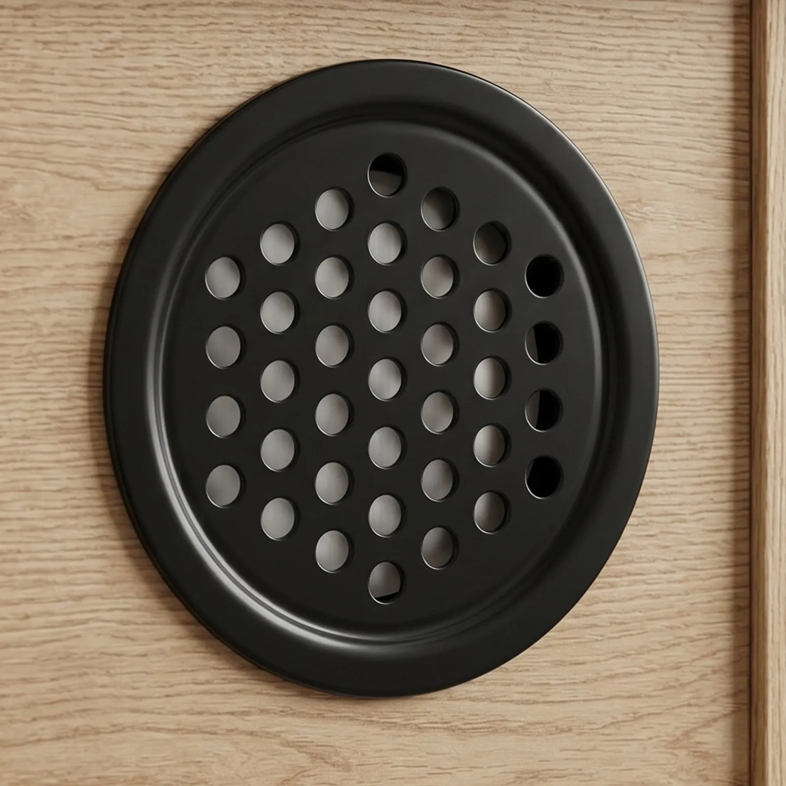 20Pcs Stainless Steel Round Mesh Vent Covers Cabinet Door Air Vent Covers Flat Metal Grille for Kitchen Wardrobe Circulation