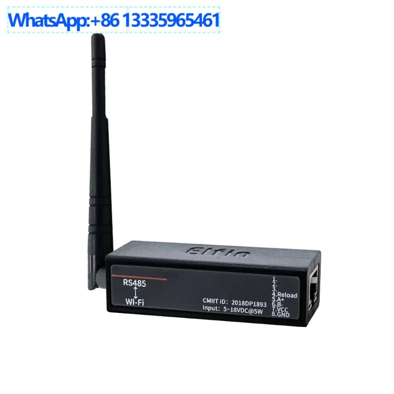 

Сервер последовательного порта RS485 к сети Wi-Fi Интерфейс RJ45 Беспроводная внешняя антенна EWIFI Версия EW11A
