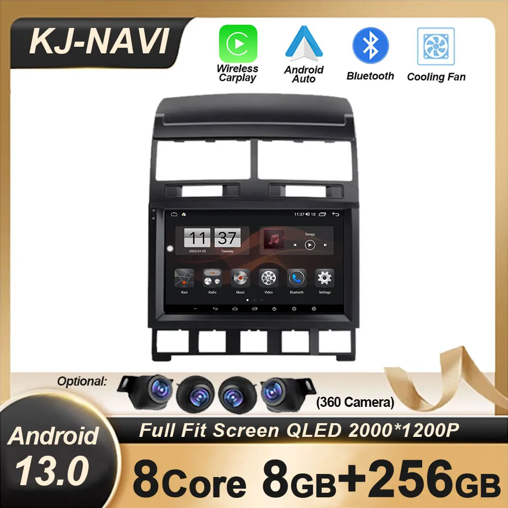 

For Volkswagen Touareg GP 2002 - 2010 Car Radio Multimedia Video Player Navigation GPS Android 13 No 2din 2 din dvd Carplay