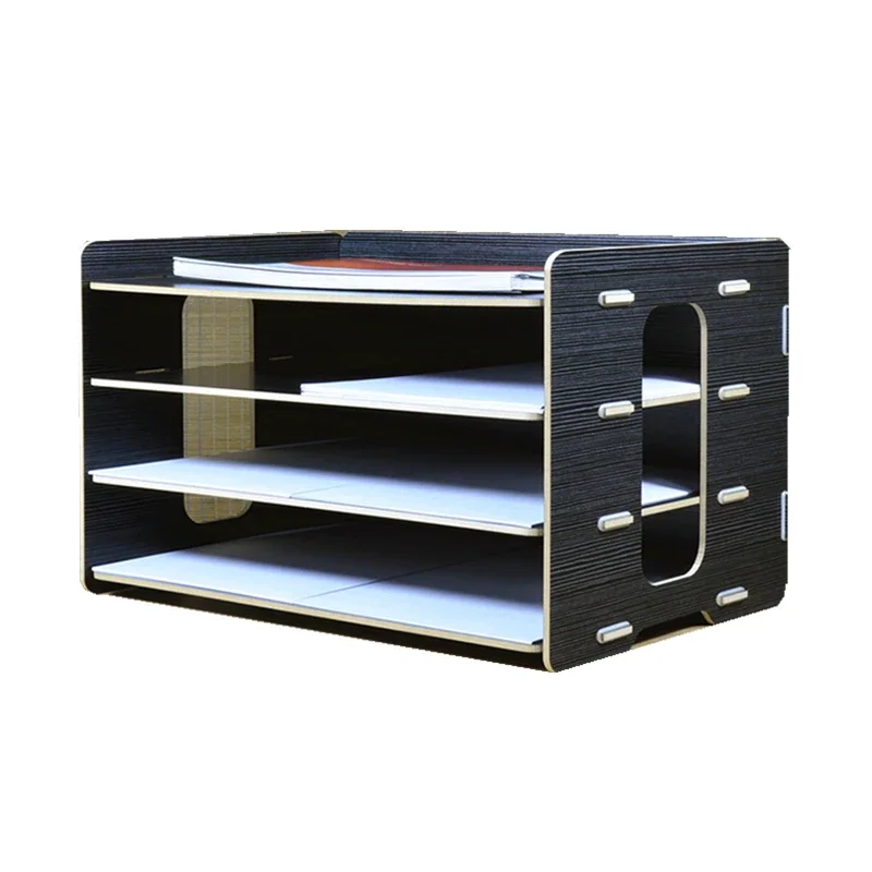 Bill sorting box, book archives office, layered desktop file rack storage box