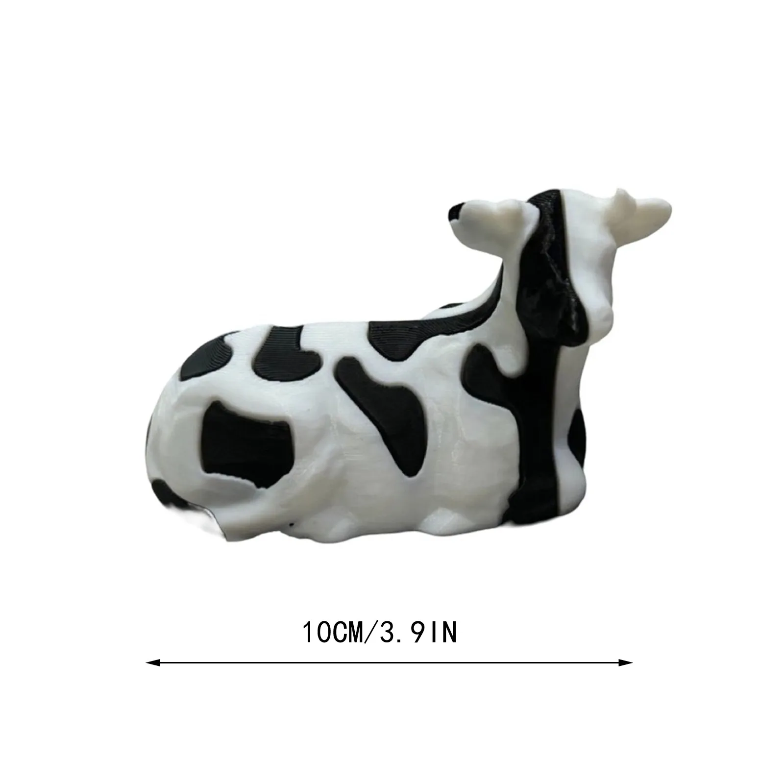 Single Extruder Cow，3D Printed Cow Stress Toy，Detachable Cow Stress Toy,Cute Cow Decorations For Tabletop