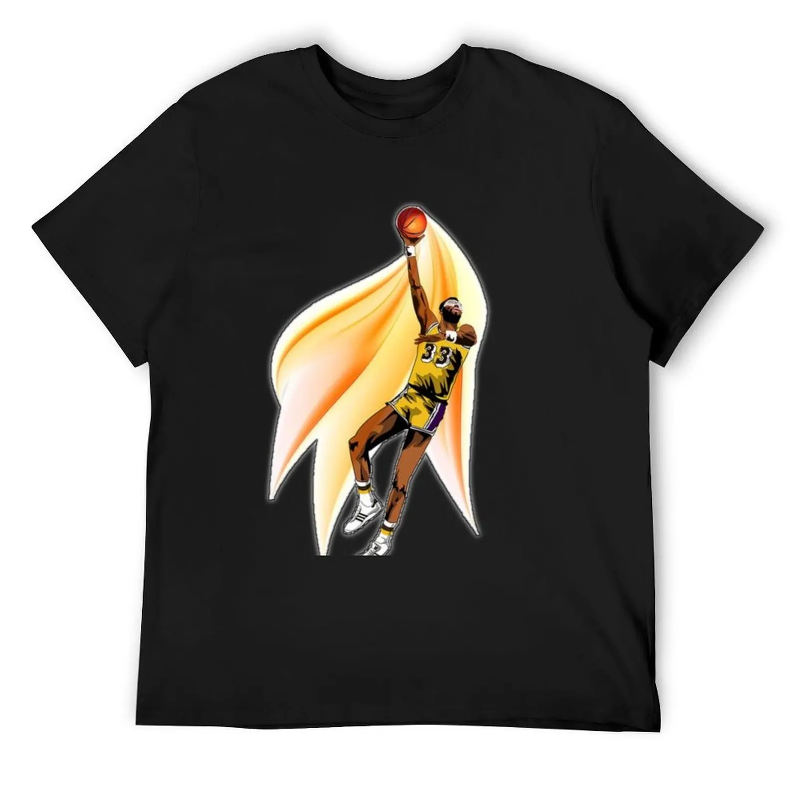 kareem abdul-jabbar T-Shirt anime clothes plus size tops blanks anime shirts men