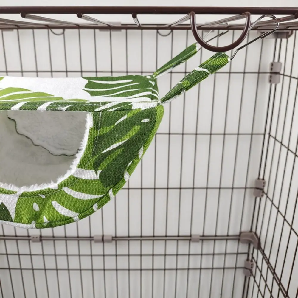 Ferret Hammock Small Pet Cage Hammock Warm Guinea Pig Hammock Hanging Bed for Parrot Ferret Squirrel Hamster pet accessories