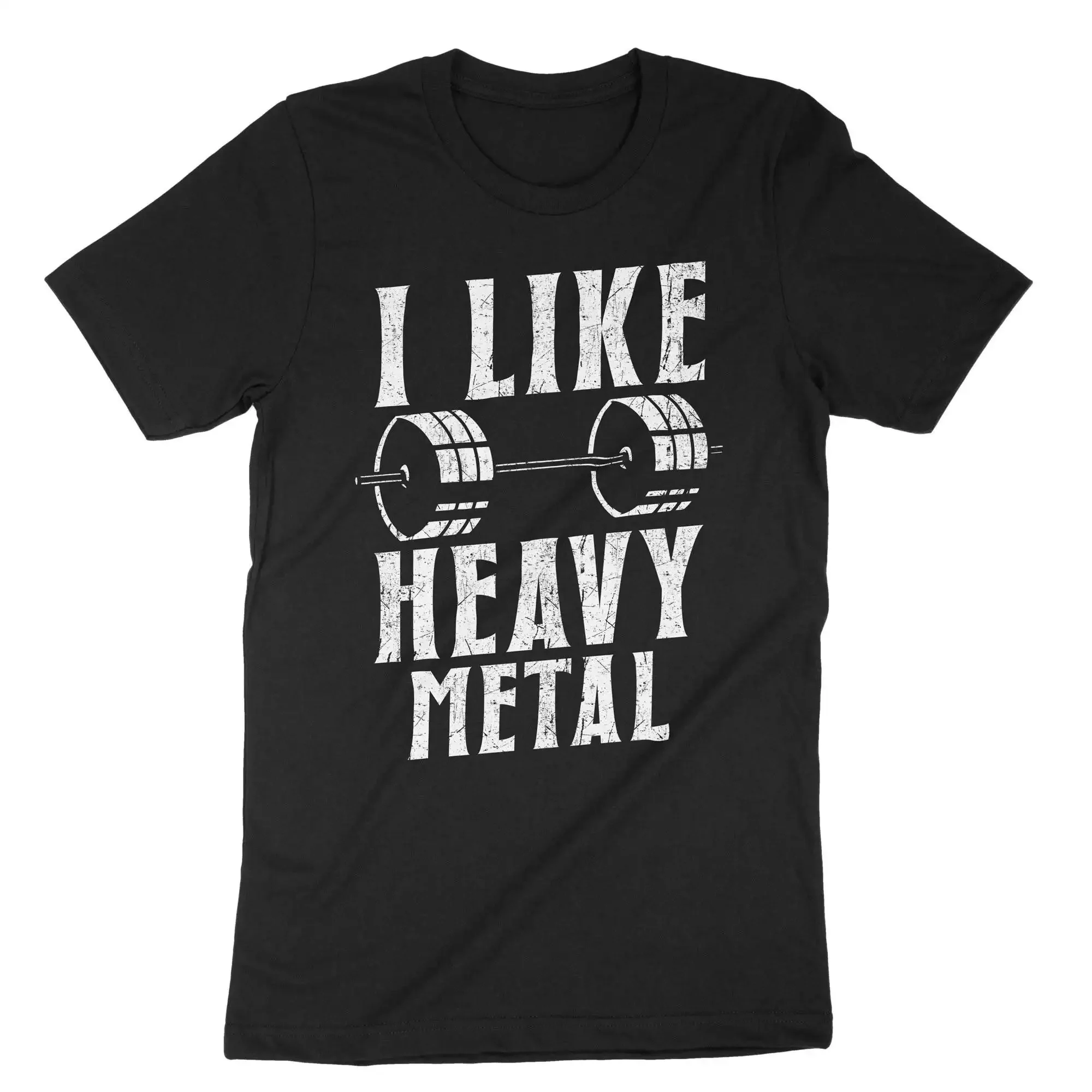 

Gym I Like Heavy Metal Weightlifting T Shirt Funny Bodybuilding Workout