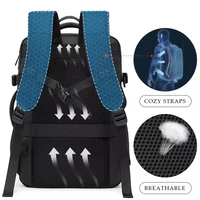 BANGE Travel Backpack Men Business Backpack School Expandable USB Bag Large Capacity 17.3 Laptop Waterproof Fashion Backpack - Image 4