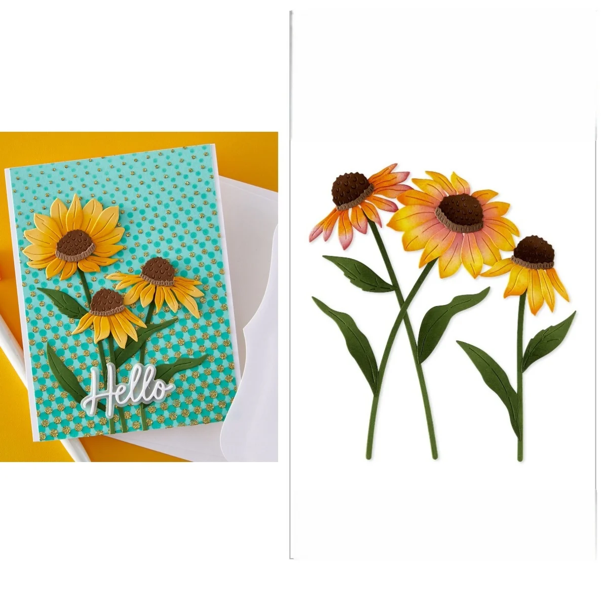 2026 New Summer Wild Coneflowers Metal Cutting Dies for DIY Scrapbook Paper Card Album Craft Template Decoration Supplies