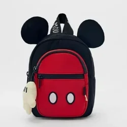 Disney's New Red Mickey Mouse Cartoon Cute Children's Multifunctional Lightweight Large Capacity Elementary School Backpack Kids