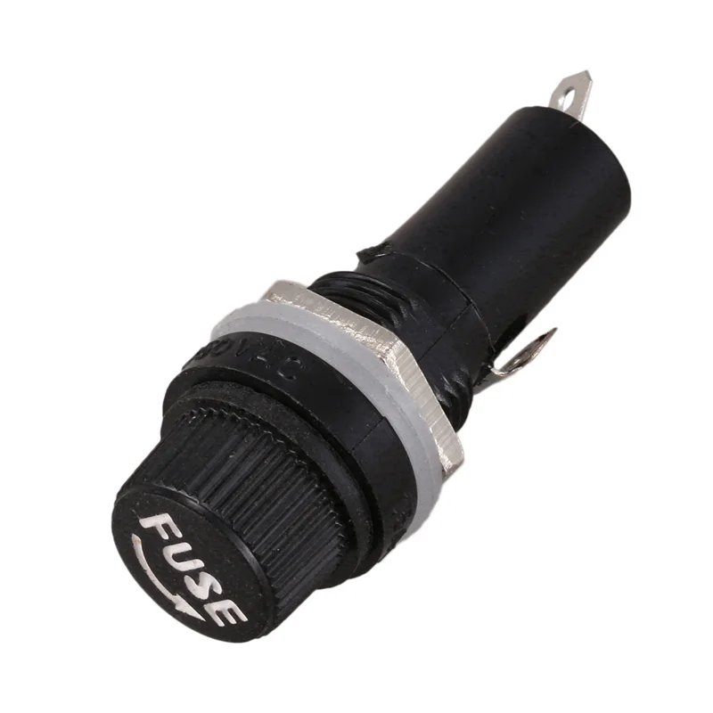 

FORW-15 Pcs AC 125V 15A 6 X 30Mm Panel Mount Fuse Holder