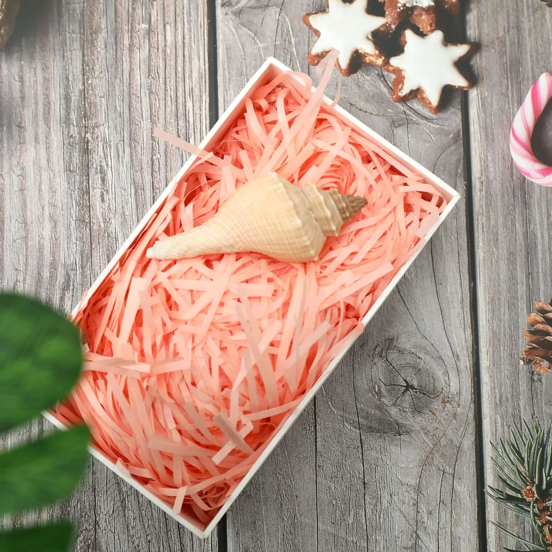 100/200 جرام الملونة الرافية تمزيقه صناديق الحلوى الورقية لتقوم بها بنفسك هدية صندوق ملء المواد الأنسجة حفلة هدية التعبئة والتغليف حشو ديكور