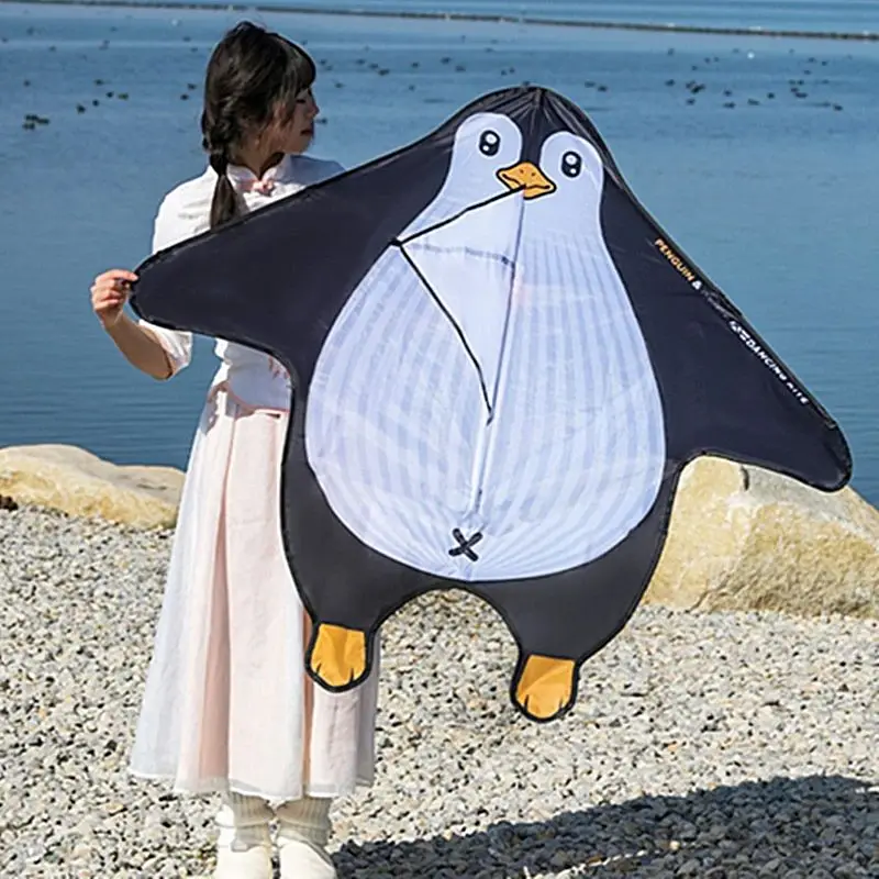 Cartoon pinguïn panda vlieger speelgoed sport grote vliegers voor kinderen professionele vliegeren vlieger mooie volwassen pop buitenspelletjes plezier