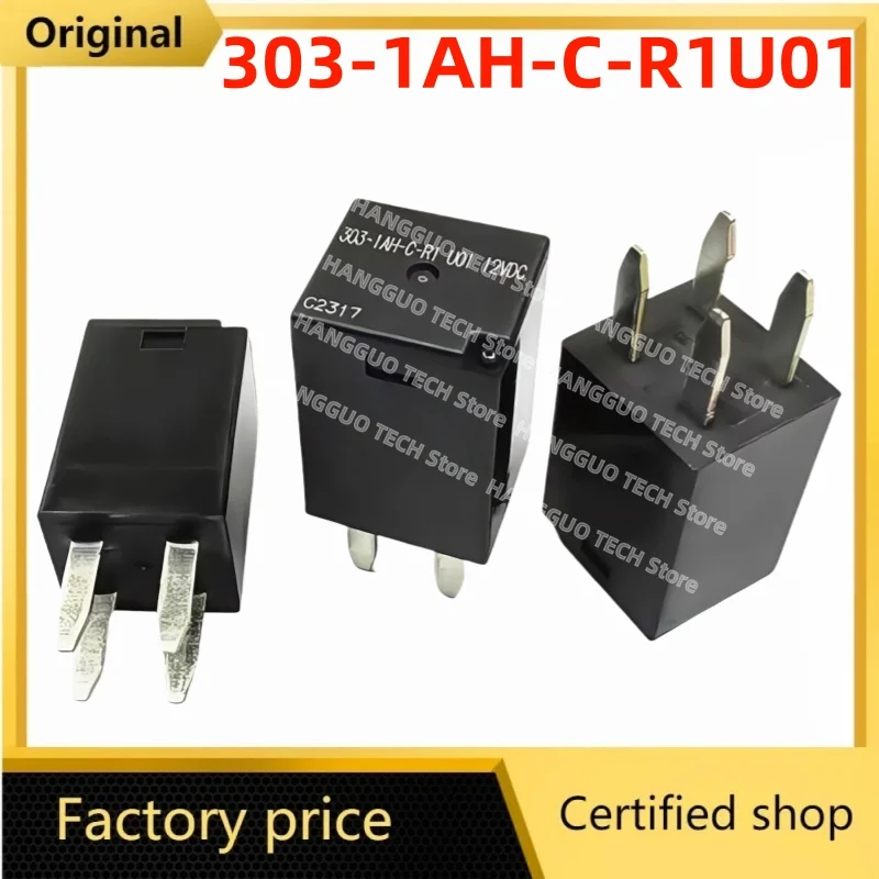 Brandneues und originales Kfz-Relais 303-1ah-c-r1 u01 12 VDC 4
