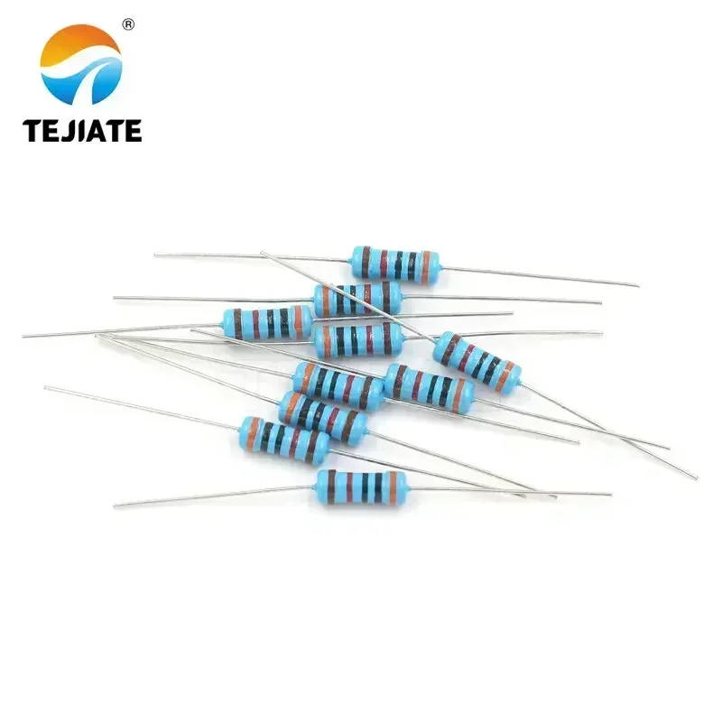 3 W Metallschichtwiderstand 1 % Fünf-Farben-Ring 1 K 10 K 100 Ohm 2,2 M 22 K 220 4,7 K 47 470 Ohm