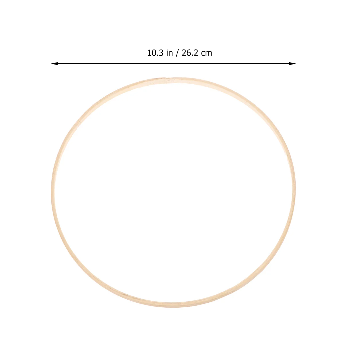 لتقوم بها بنفسك الخيزران التطريز هوب دائرة مستديرة 26.2 سنتيمتر السلس النسيج تحديد أداة ل عبر غرزة التطريز جدار ديكور