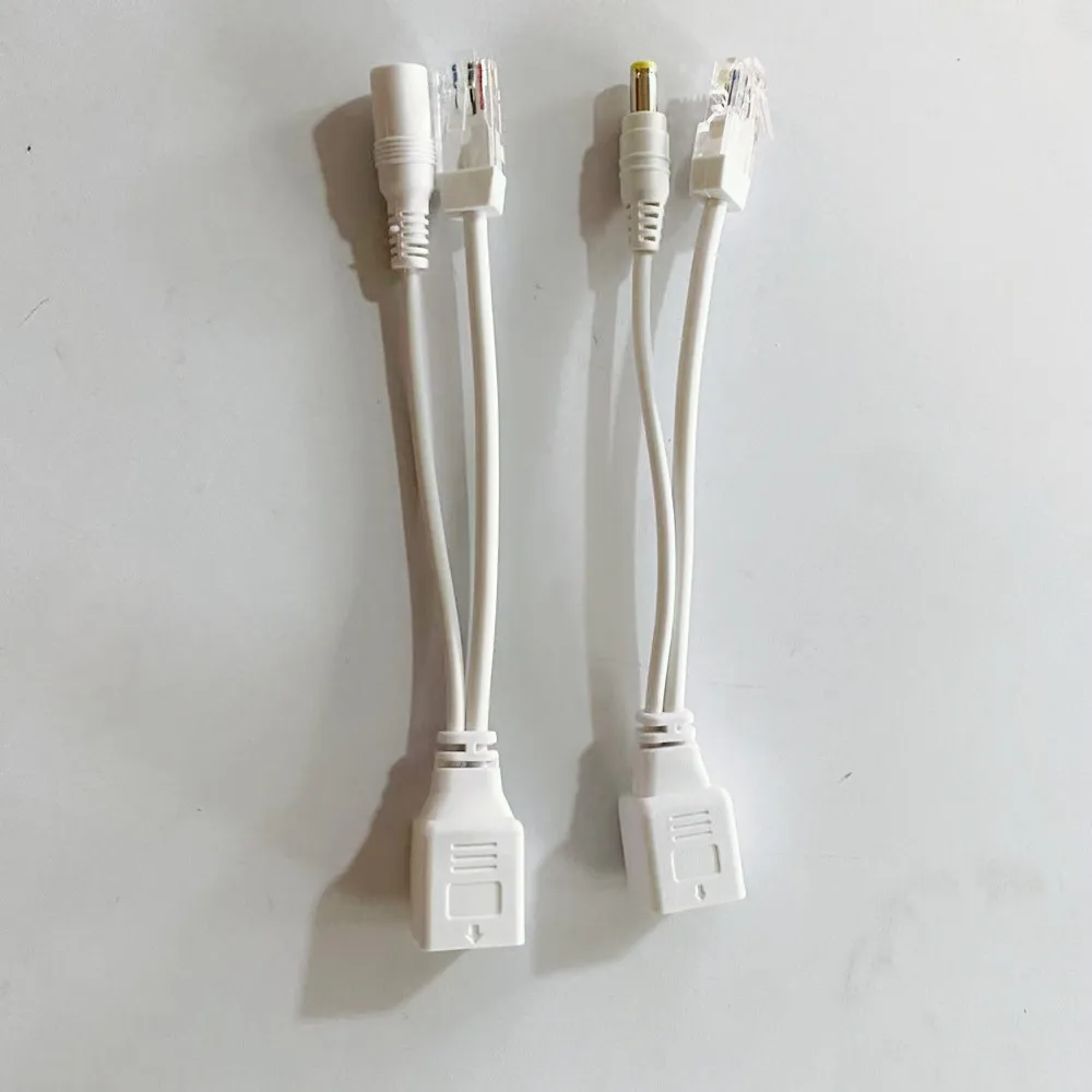 48V to 12V POE Spliter Waterprrof With RJ45 And Power Adapter Cable Supply Module Injector for IP Camera Extender