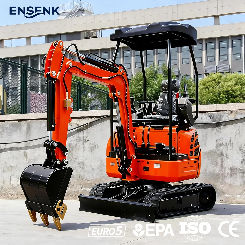 

Мини-экскаватор 0.8-2.5 тонны с двигателем Yanmar, многофункциональный, для строительных работ, сертифицированный по стандартам EPA Euro 5 CE (Европа)