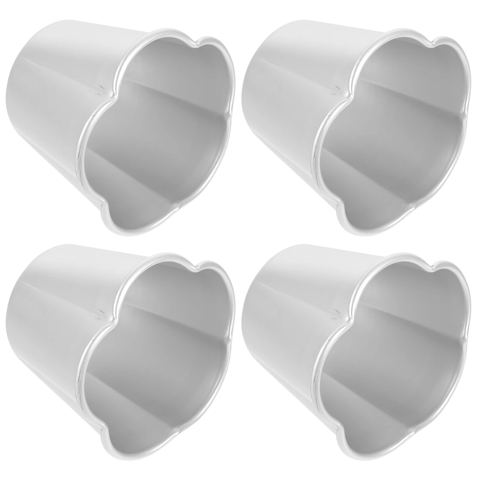 

4 Pcs Jelly Pudding Mold Non Stick Baking Tools Cake Mould Kitchen Supplies Easy Clean Demould Beautiful Design
