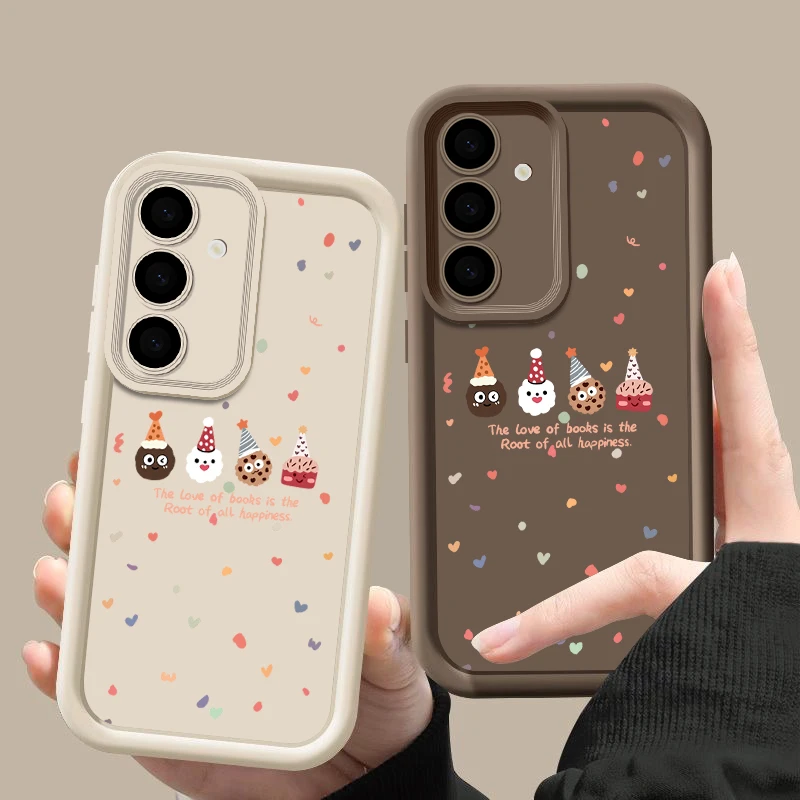 Christmas Pattern Case For Samsung Galaxy A55 A54 A34 A14 A15 A35 A52 A53 A16 5G S24 S23 S22 Ultra S21 Plus S20 FE Phone Cover