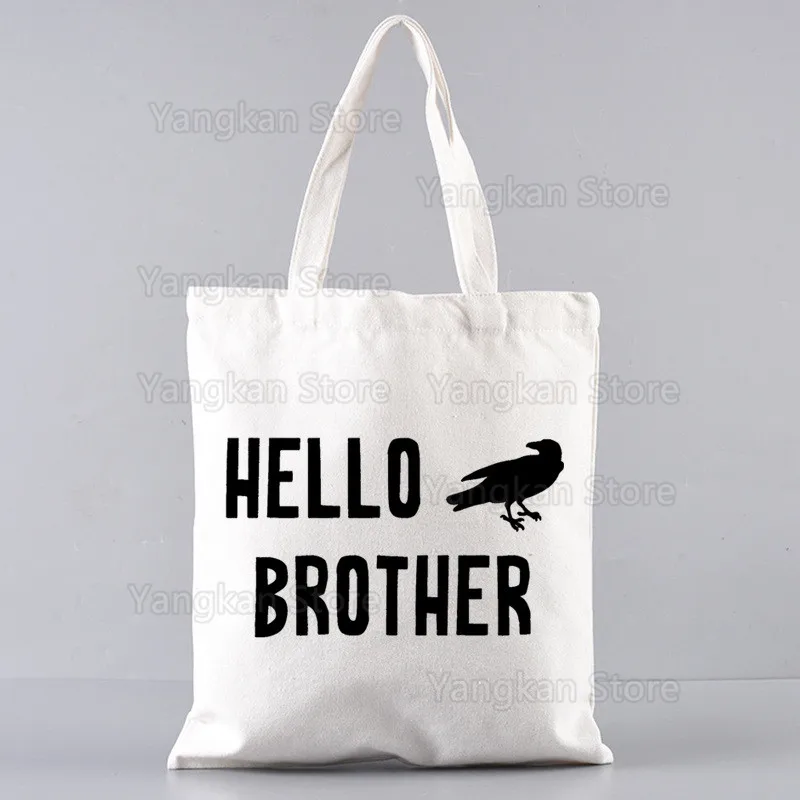 Damon Salvatore Einkaufstasche Damen Canvas The Vampire Diaries Tote Eco Cartoon Shopper Chronicles Vampiricas Umhängetaschen