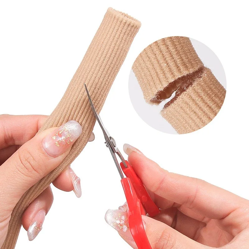 Fiber Gel Toe Finger Cushion Sleeves Anti-Friction Corn Callus Protective Shoe Pads