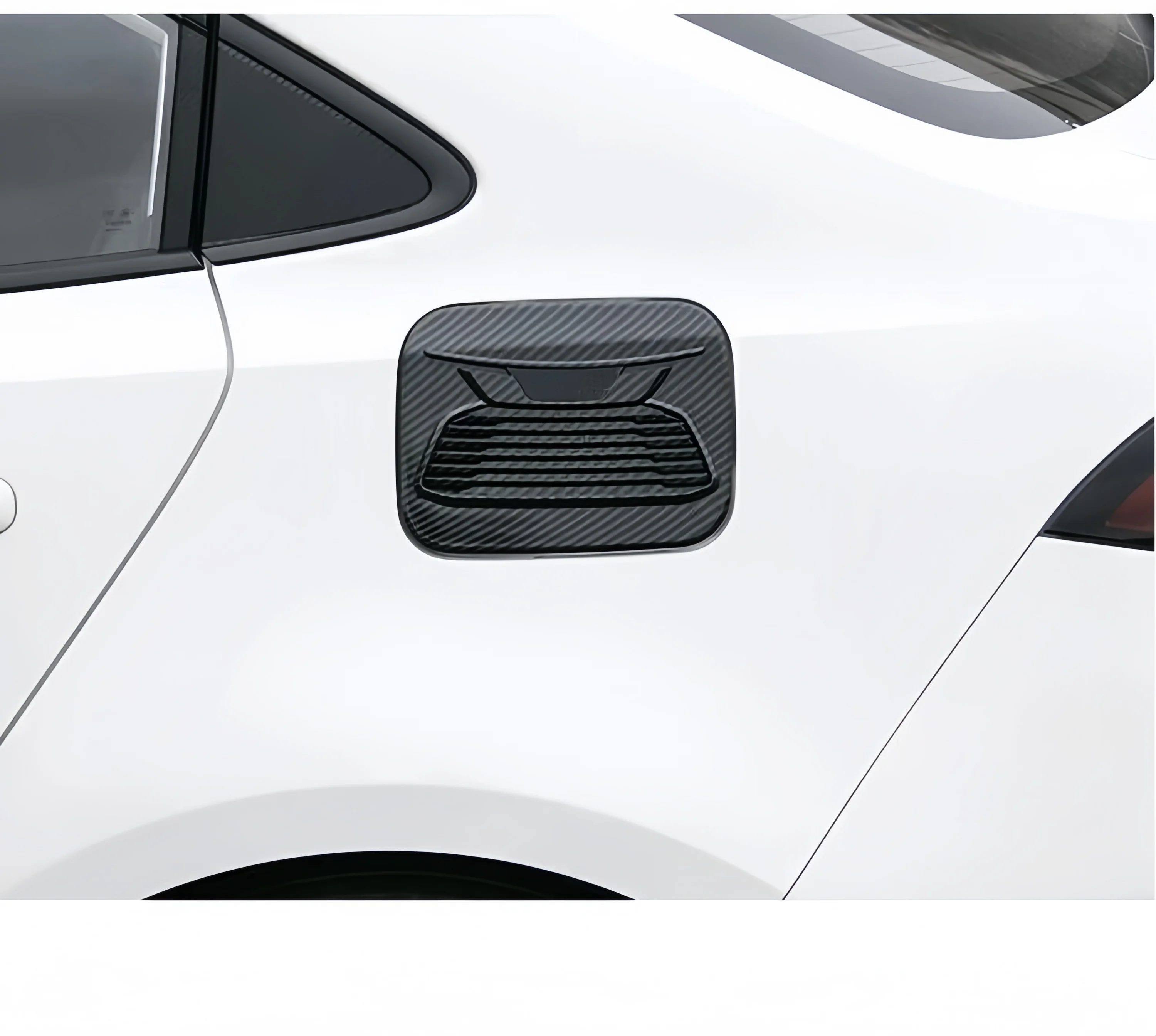 1 Pc Auto Kraftstoff Tank Abdeckung Deckel Trim Fahrzeug Öl Füllstoff Tankdeckel Außentür Dekoration ABS Aufkleber Aufkleber für Corolla 2019-2021