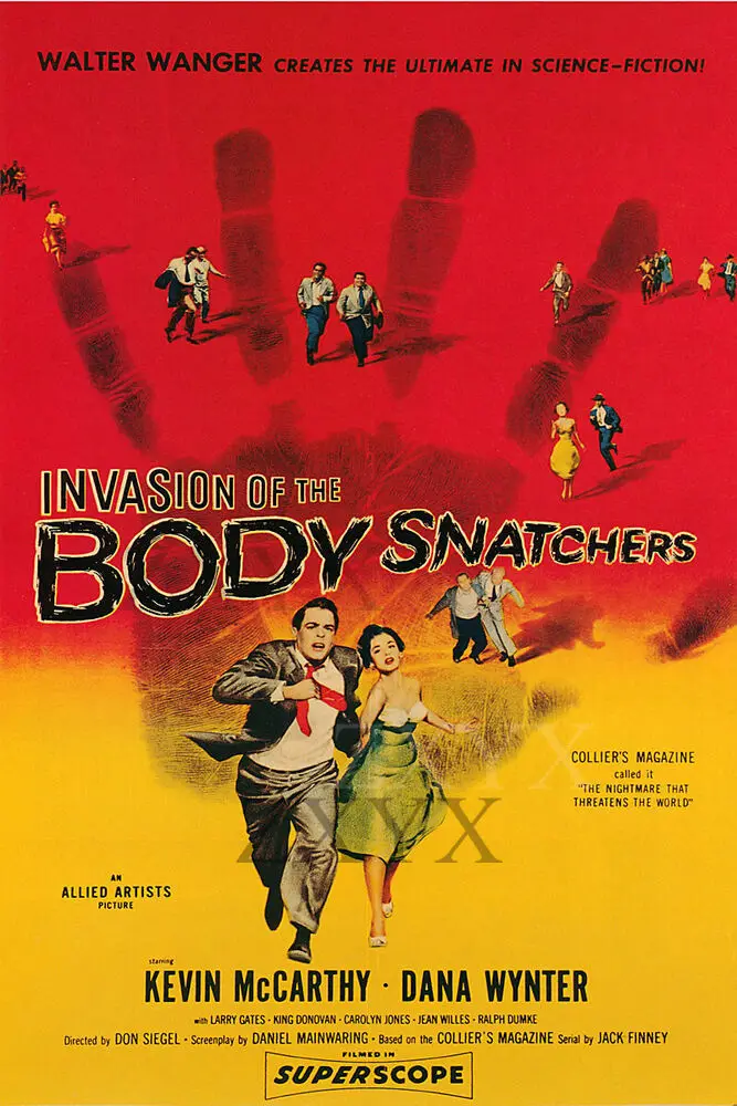 

Vintage Science Fiction Horror Movie Poster Invasion of The Body Snatchers