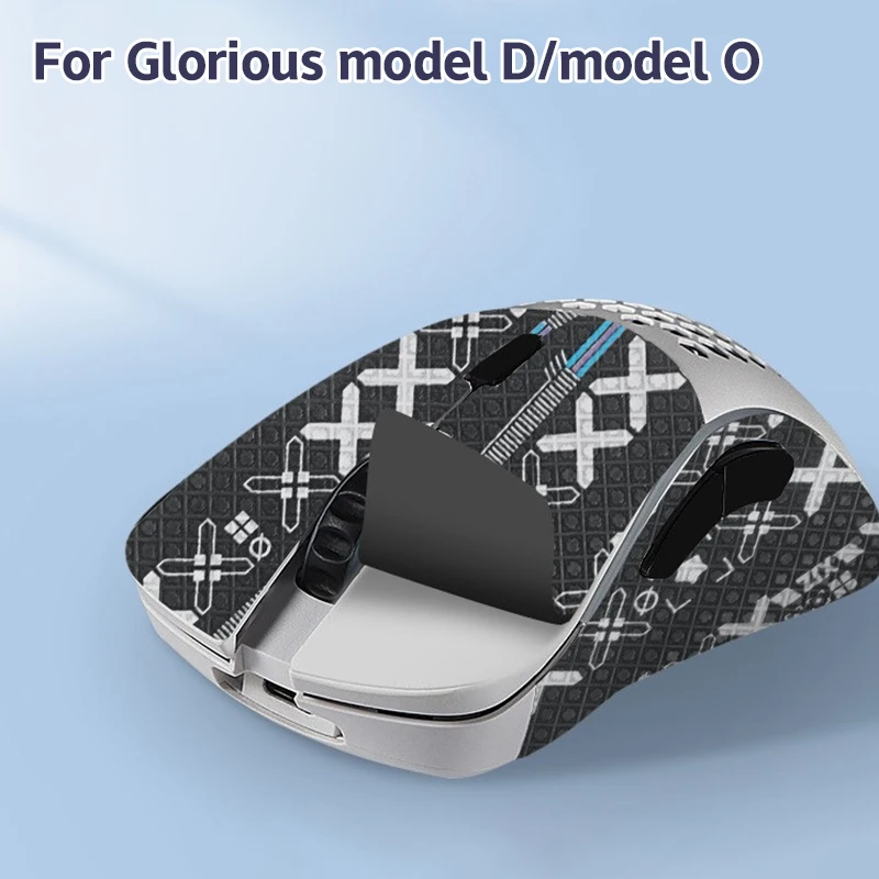 Nastro antiscivolo per mouse in pelle di lucertola – Adesivi fai da te assorbenti del sudore fatti a mano per glorioso modello D/O wireless.