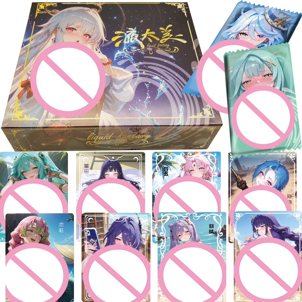 

Wholesale Liquid Fantasy Goddess Story Collection Cards Fun Cosplay Uniform Temptation Anime Game Popular Characters Cards Gifts