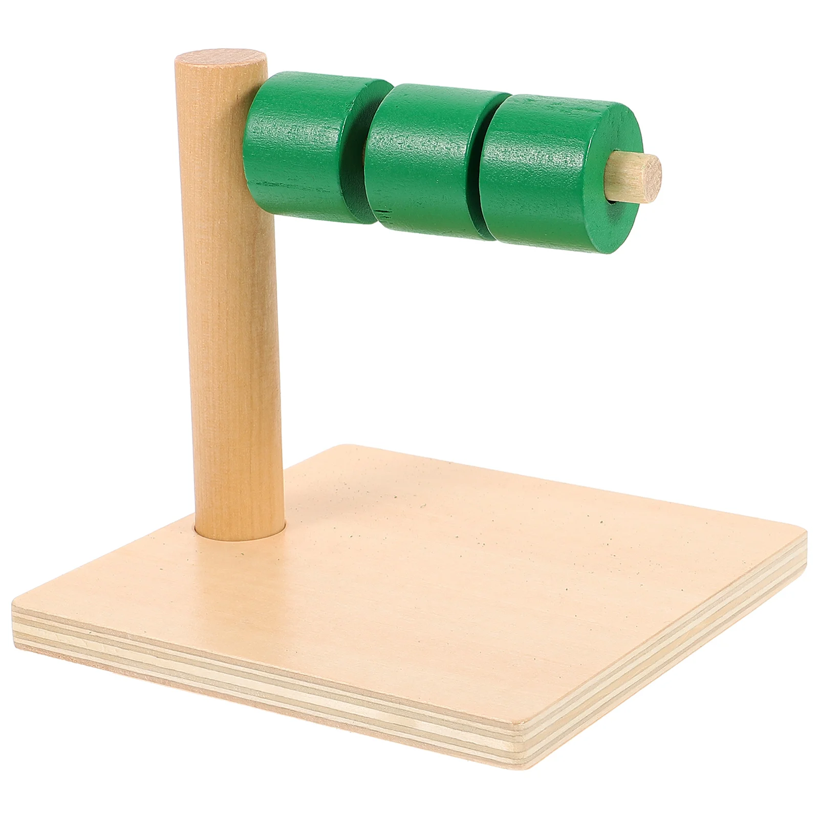 Montessori Lehrmittel Zeichnen Ring Horizontale Dübel Spielzeug Kinder Stapeln Lernen Holz Kleinkind Kind Kleinkind