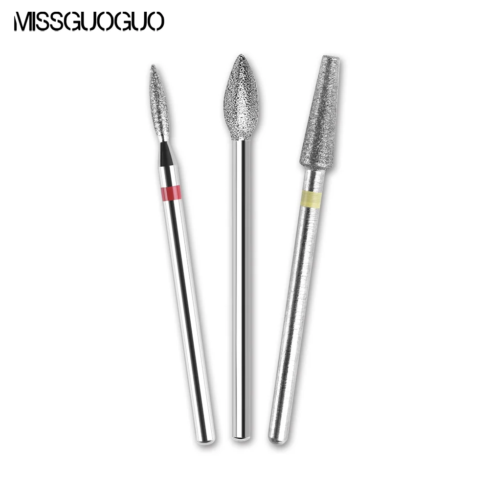 1PC Diamond Nail Drill Bit Milling Cutter for Manicure Rotary Bits Cuticle Clean Electric Nail Files Burr Grinder Art Tool