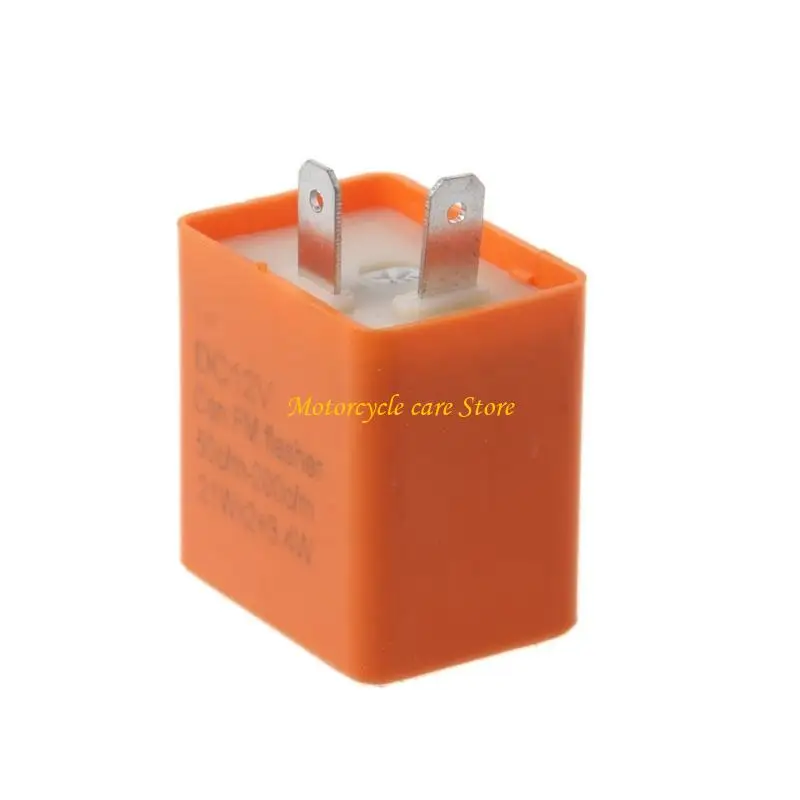 

U75F 12V 2 Pin Motorcycle Adjustable LED Flasher Turn