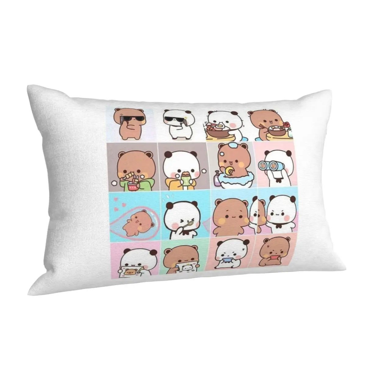 

Бубу Дуду Панда-бубу-медведь Прямоугольная наволочка Чехлы для подушек Декор Спальня Кровать Домашний комфорт Пледы Подушка