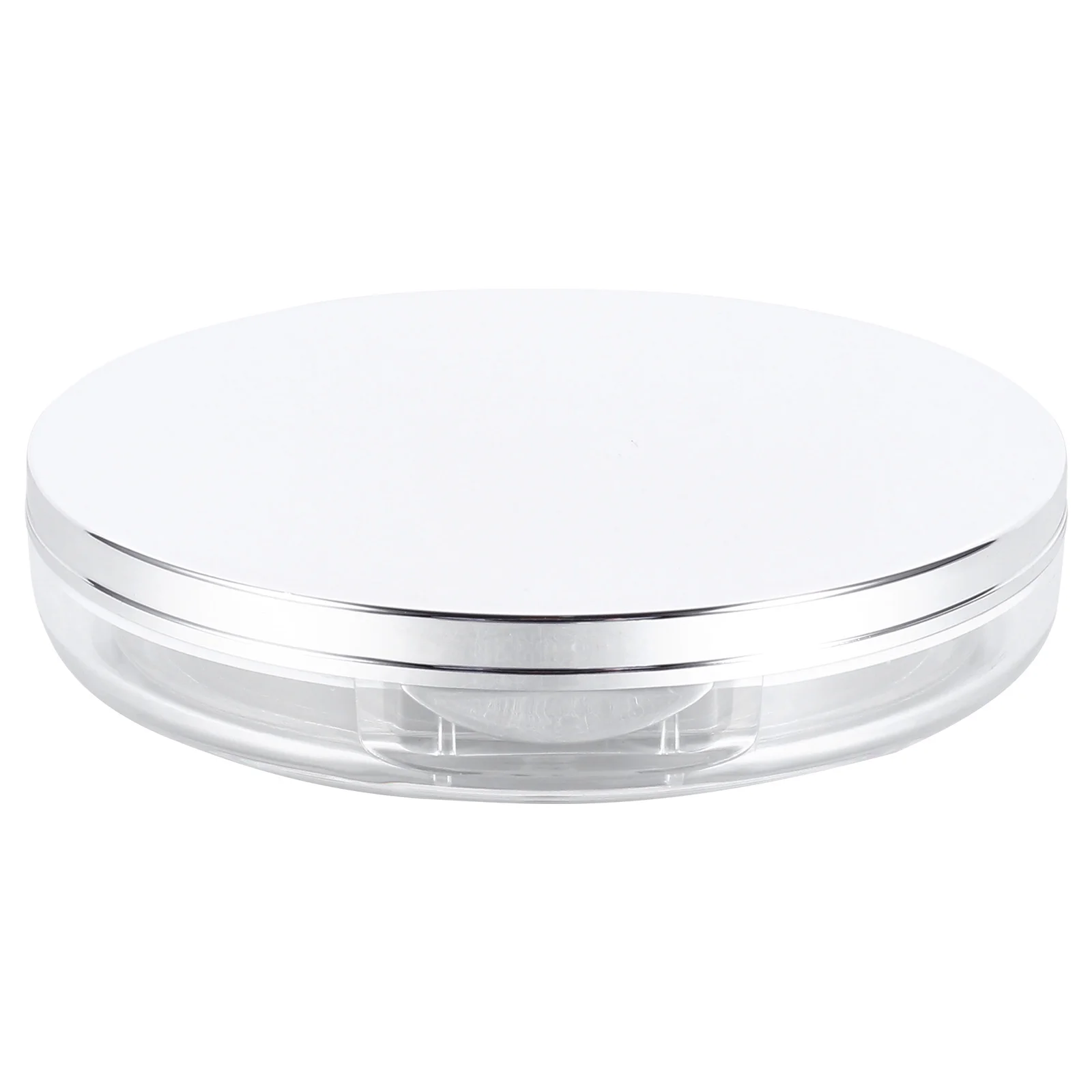 

2pcs Empty Powder Box Premium Reusable Travel Container Small Lightweight for Loose Makeup Body Powder Storage Puff Case