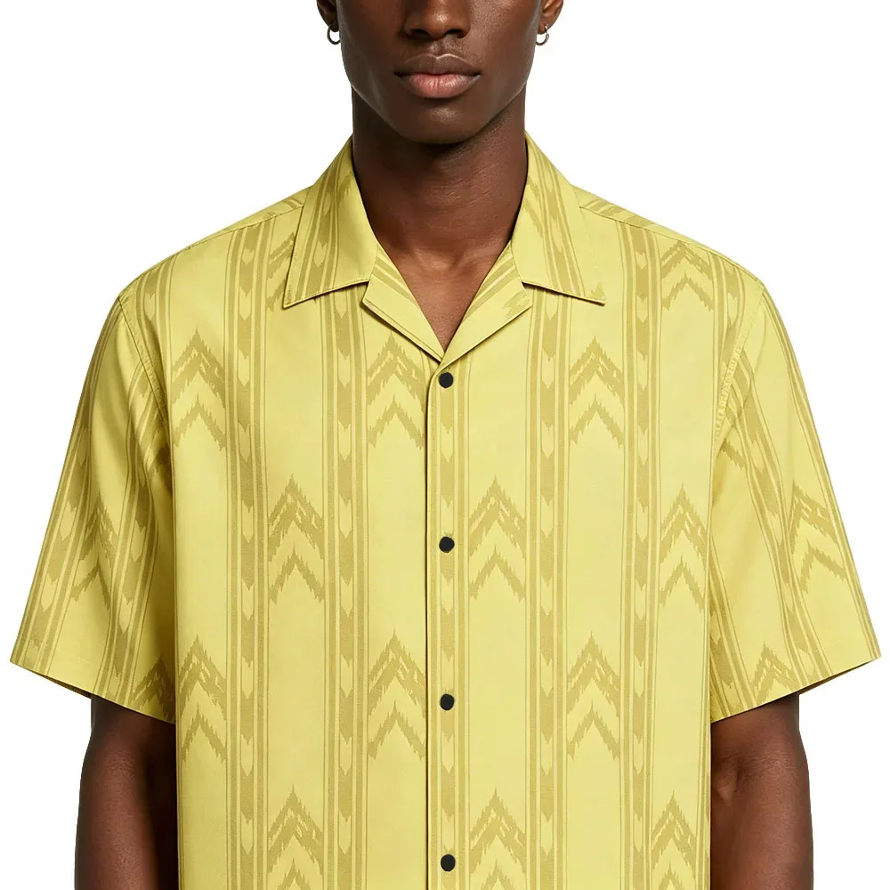Horror Movie Backrooms Shirts Short Sleeve Cuban Neck Camisa Fashion Loose Summer Design Print Chemise Button-up Men/Women Shirt