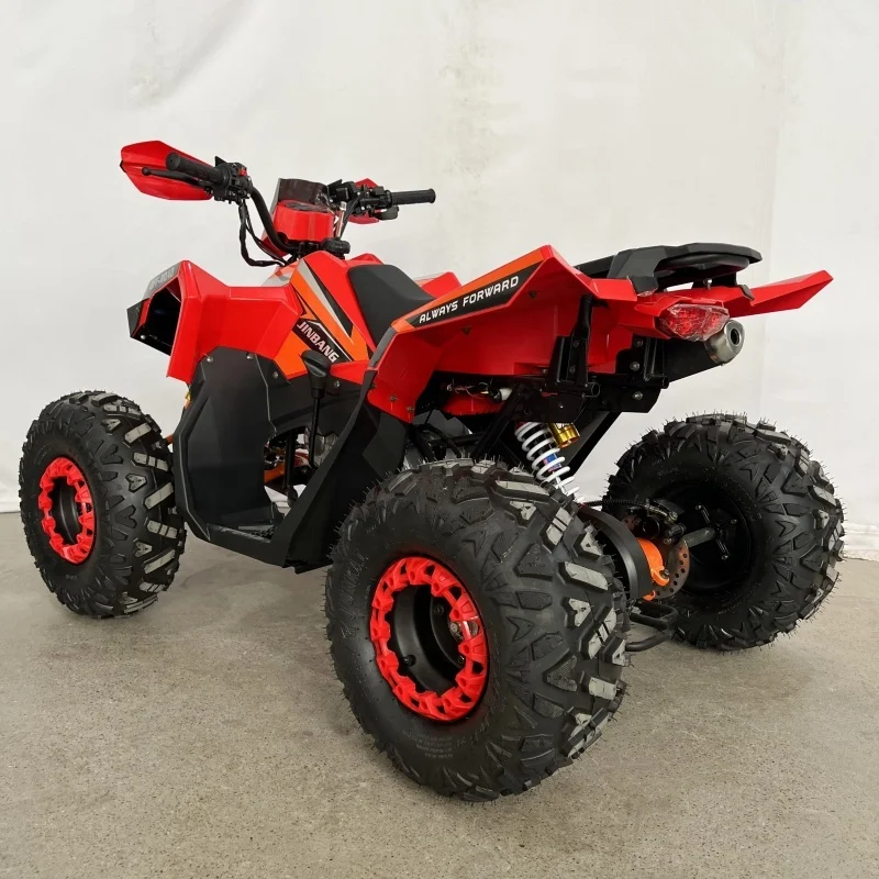 New 4 Wheeler ATV 125cc 4 Stroke CE Certified for Adults Teenagers Upgraded Headlights Thickened Frame 70-80km/h Stable Reliable
