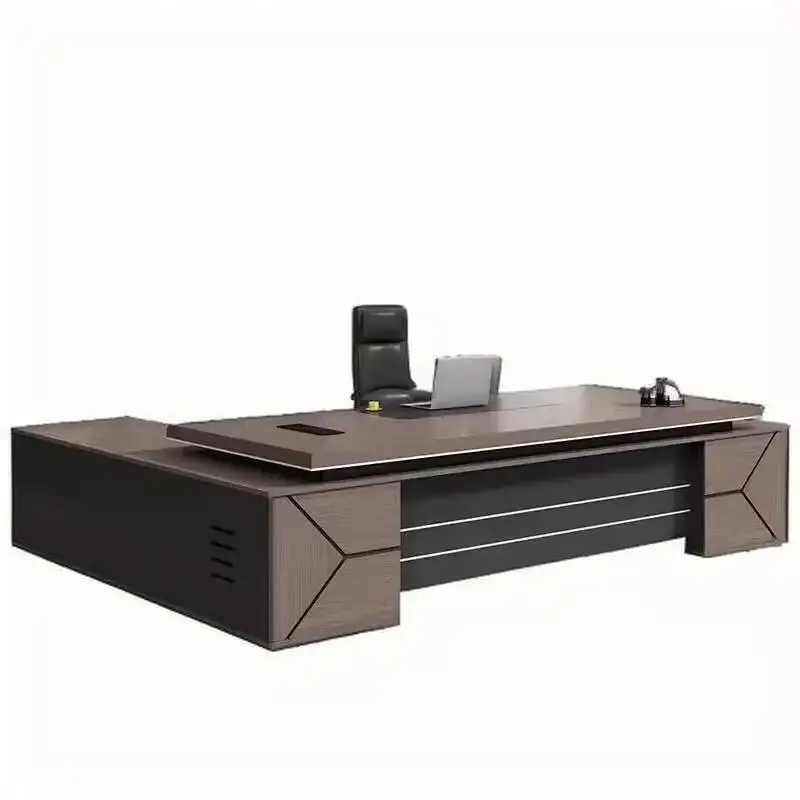 Large Base Table Set Computer Storage Wide Modern Executive Wooden Computer Desks Gaming Drawers Mesa Para Office Furniture