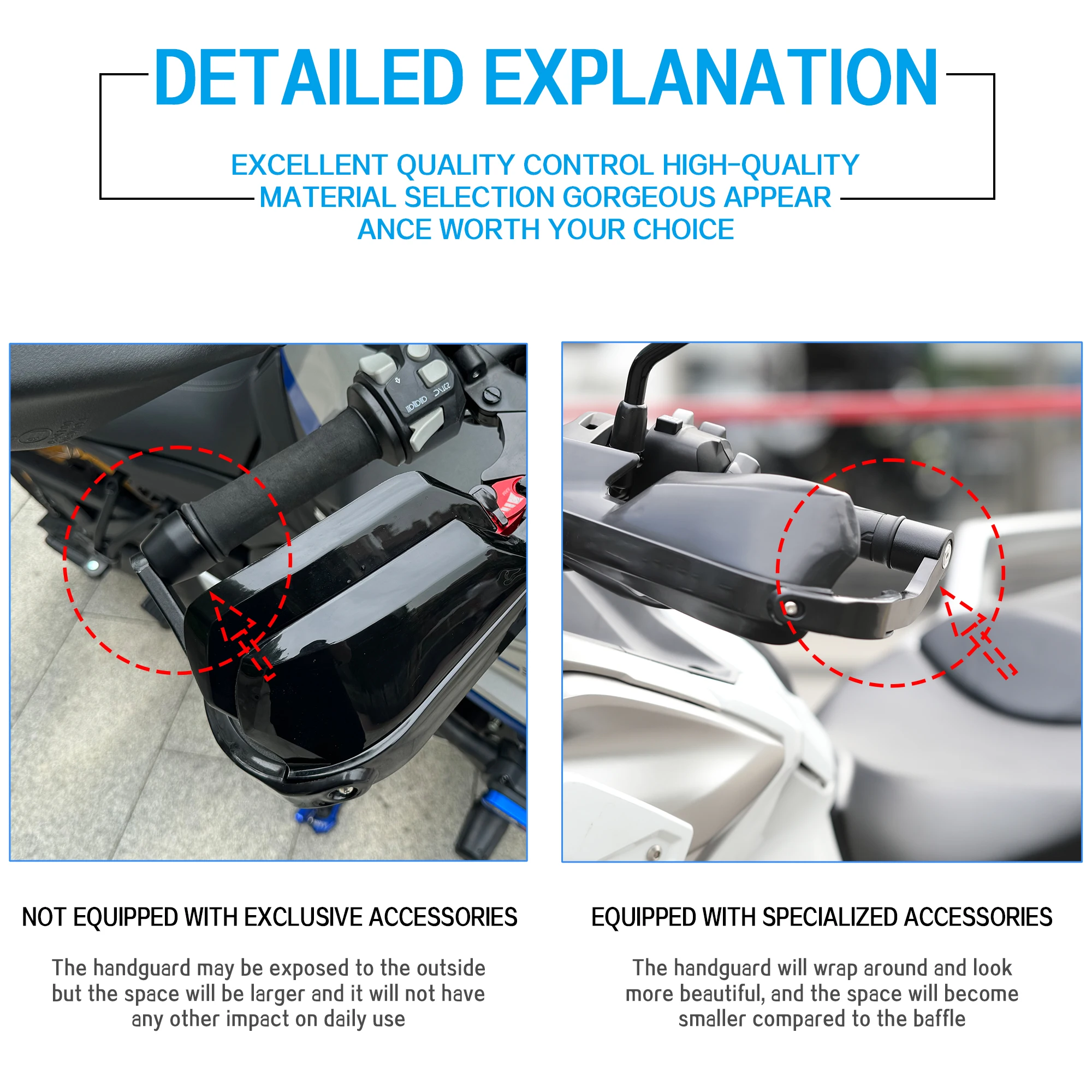 Motorcycle KOVE800X new aluminum alloy Handguard Shield Hand Guard Protector Windshield For KOVE 800X 800 x 2023-2025  ﻿