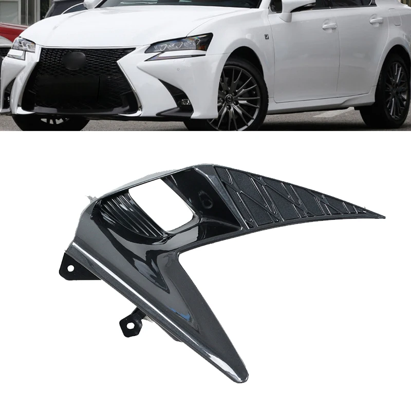 

Для Lexus GS GS200 GS300h GS350 GS450h F-Sport 2016-2020 рамка противотуманной фары передний бампер черная крышка противотуманной фары аксессуары для решетки