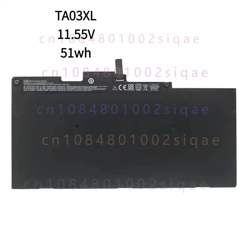 TA03XL For HP EliteBook 755 840 848 850 G4 Series Laptop Battery HSTNN-LB7J HSTNN-LB7L HSTNN-I75C-4 HSTNN-I75C-5 51Wh 11.55v