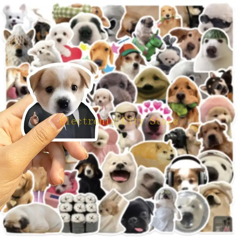 50pcs ملصق الكلب ملصق ديكور لزجاجة ماء مجلة مجلة الهاتف hu8d