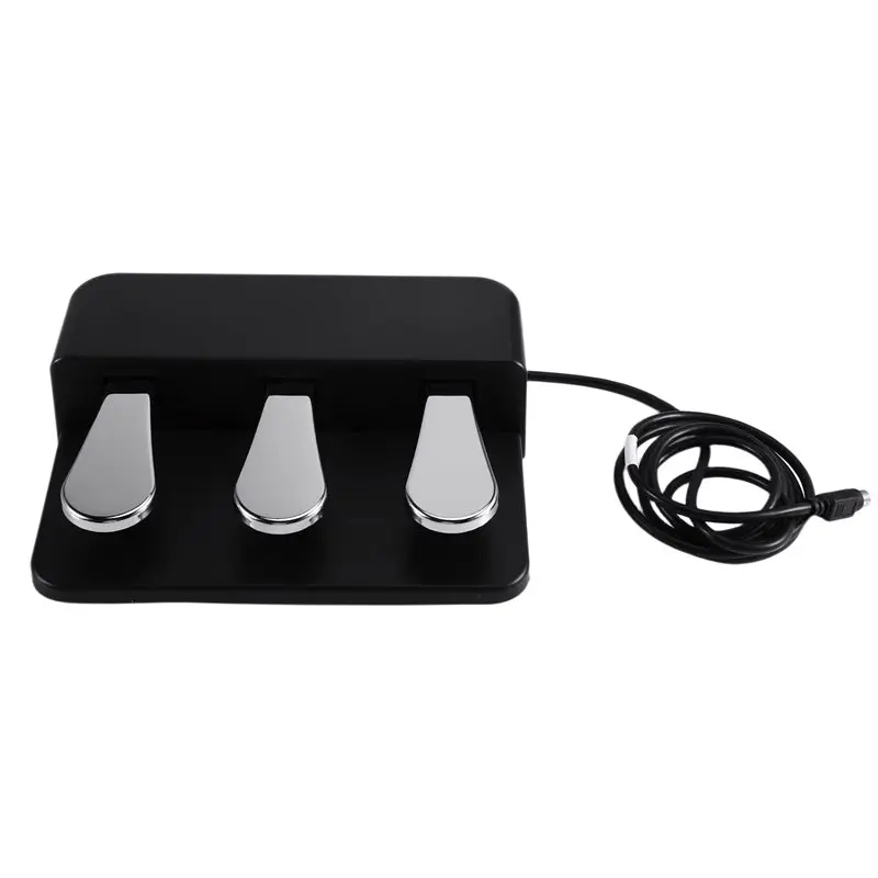 

For P48 Electric For Digital Piano Three Foot Pedal Unit- For Digital Keyboards Pianos, 3-Pedal-AT20